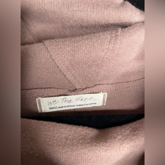 Free People - Cozy Time Funnel Neck Top in Chocolate tan color size s - Picture 4 of 9